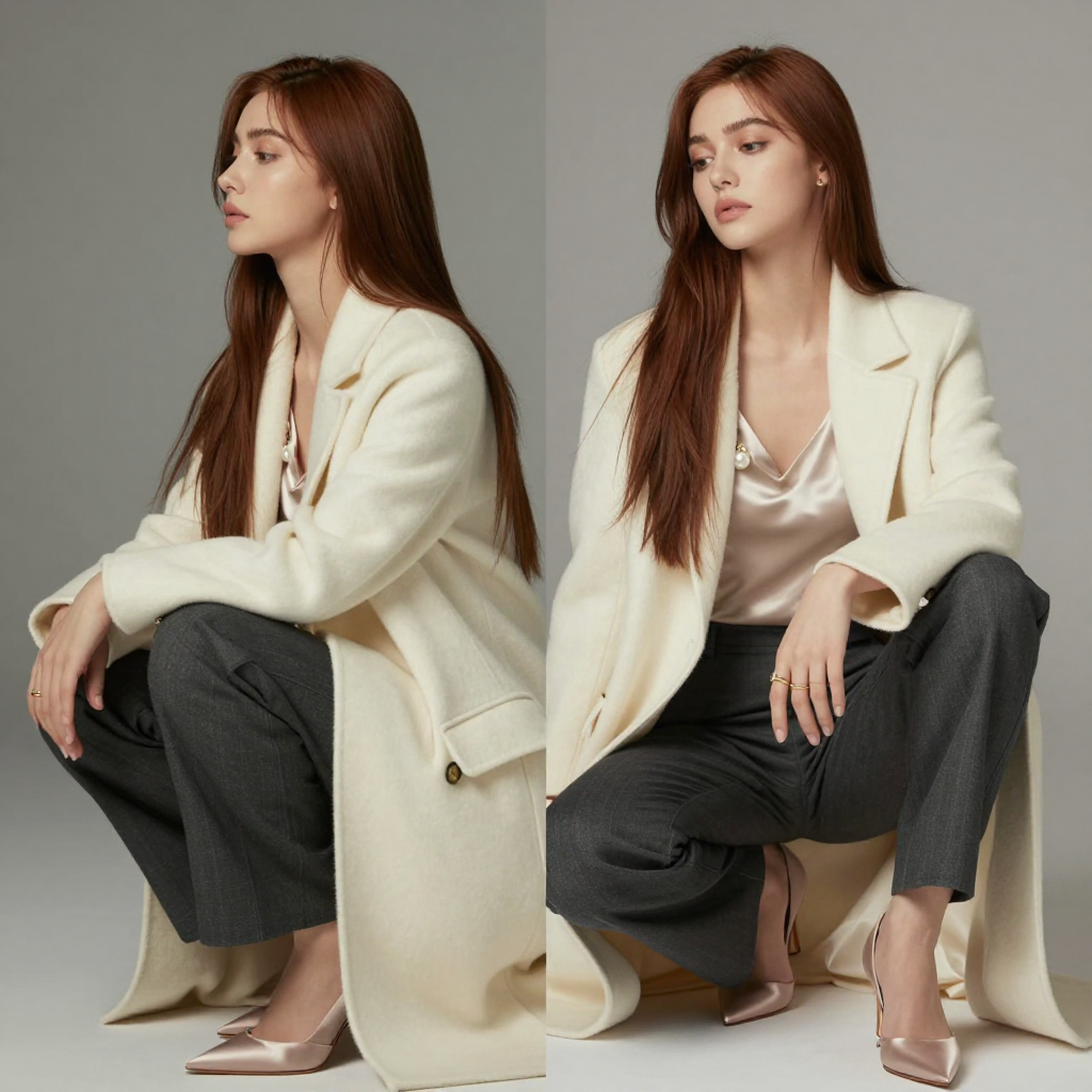 Elara Jun 새틴 포인티드 힐이 완성하는 긴 여운