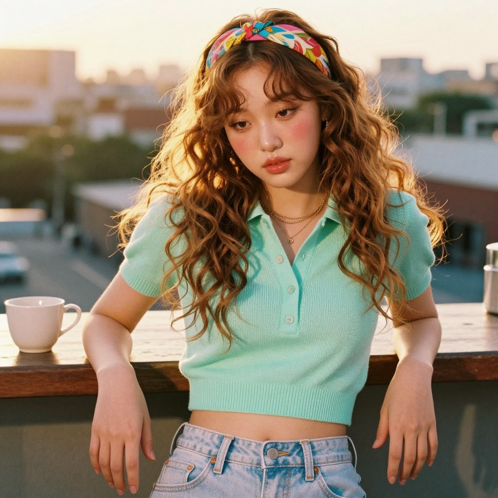 Jiwoo Kang 햇살을 머금은 갈색 웨이브