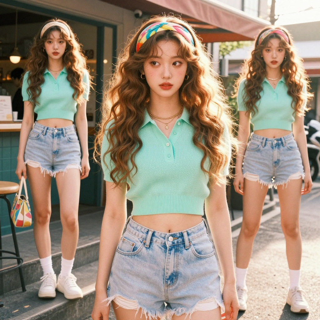Jiwoo Kang 경쾌하게 움직이는 레트로 스니커즈
