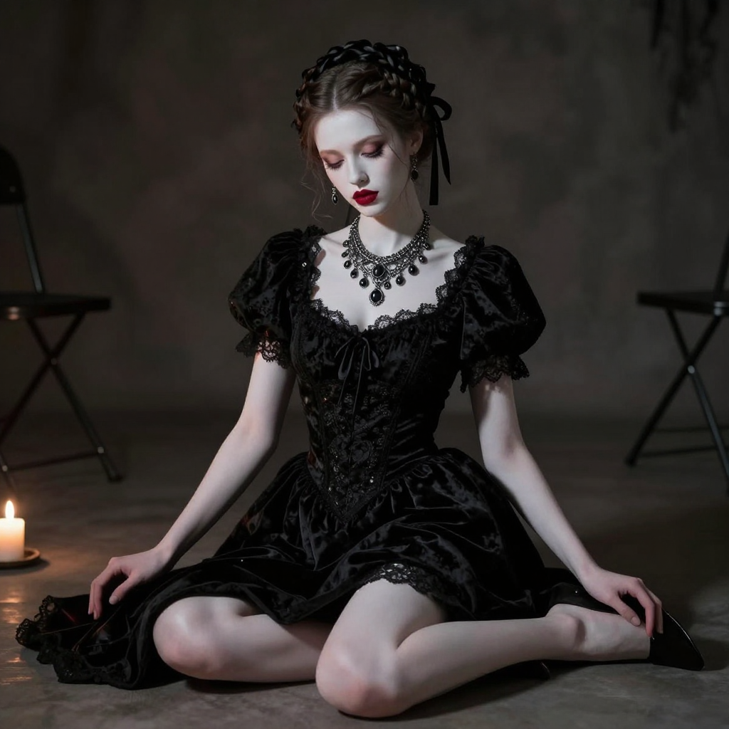Odette Vane 강렬한 크림슨 레드의 잔영