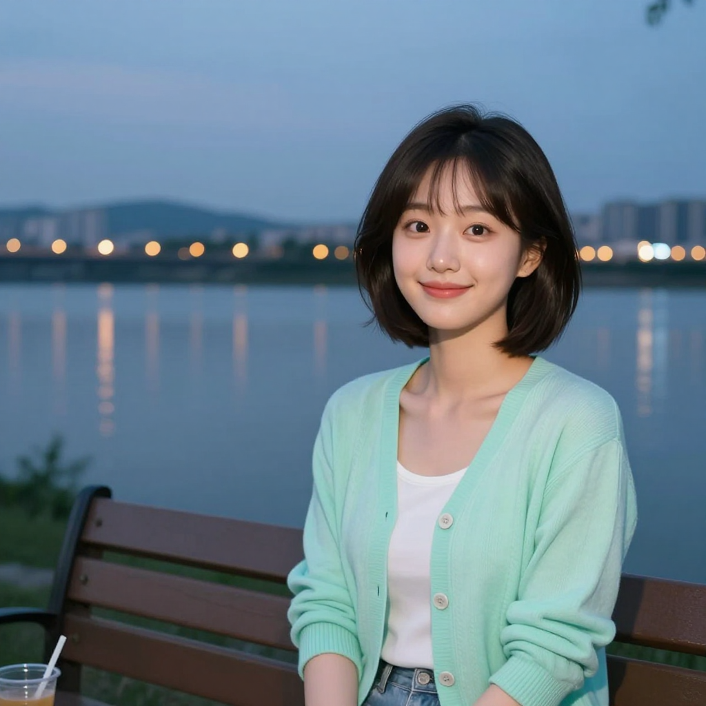 강유나 한강 실사 화보