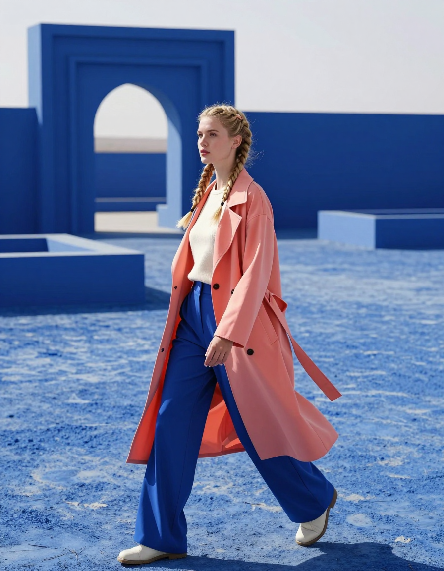 Freya Berg A blue court turns the first stride into a horizon.